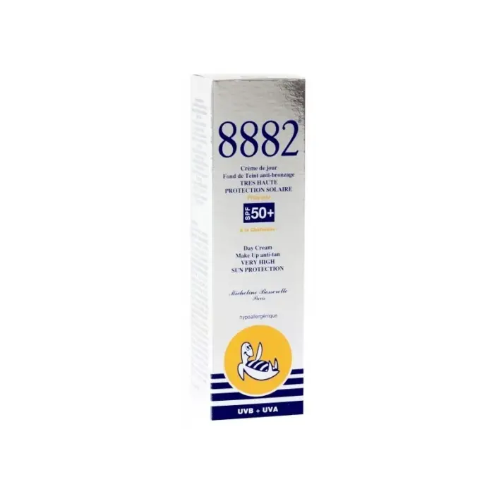 8882 fond de teint anti bronzage tres haute protection spf 50 opale