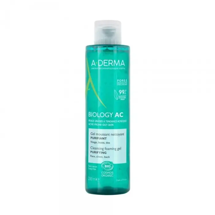 a derma biology ac gel moussant nettoyant purifiant 200 ml