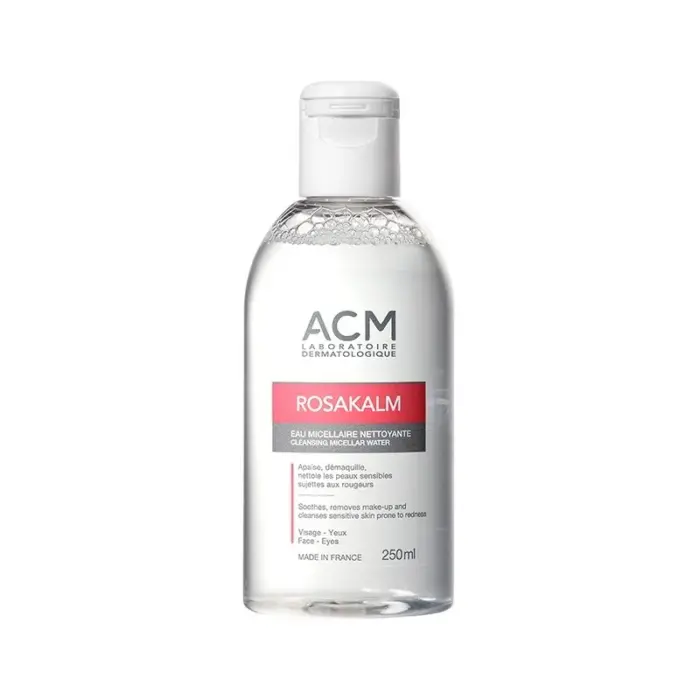 acm rosakalm eau micellaire nettoyante 250 ml