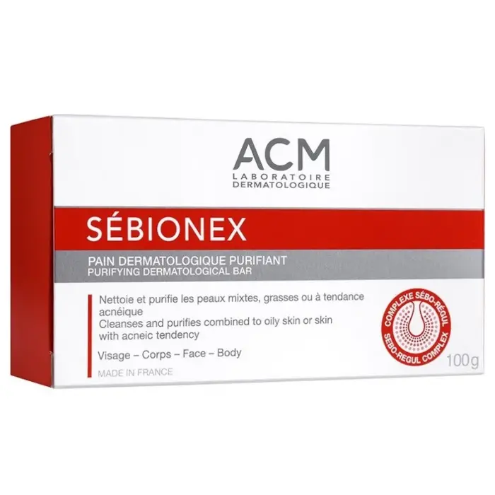 acm sebionex pain dermatologique purifiant