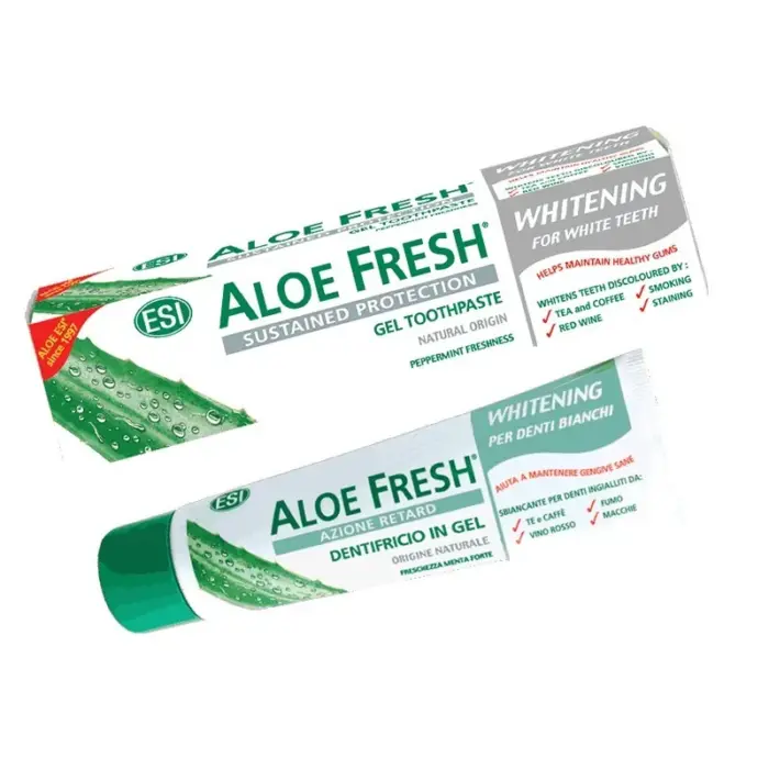 aloe fresh dentifrice gel whitening 100ml