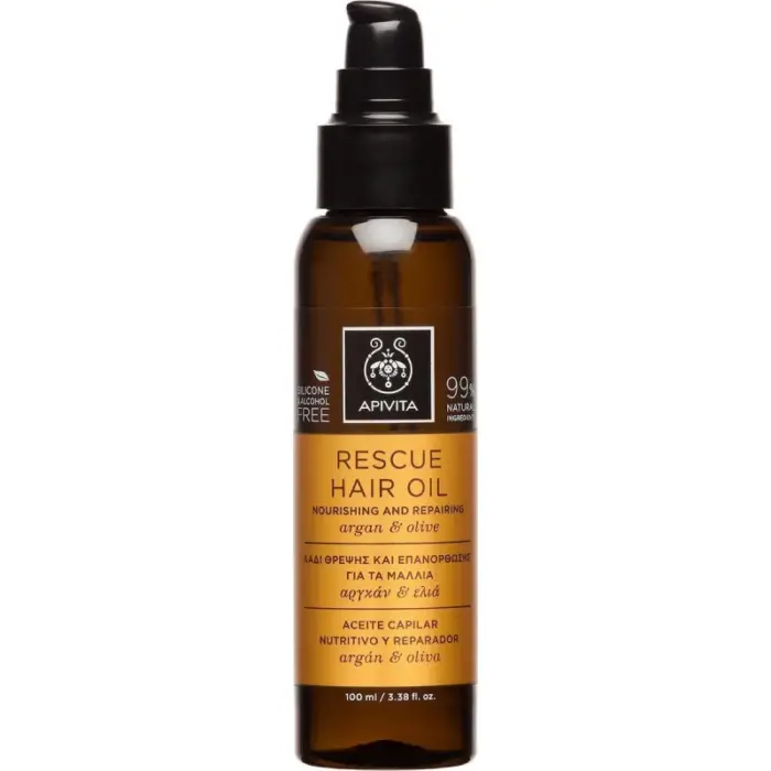 apivita huile capillaire rescue nourish repair 100ml