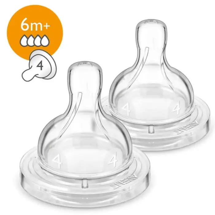 avent 2 tetines 6m 4t scf63427