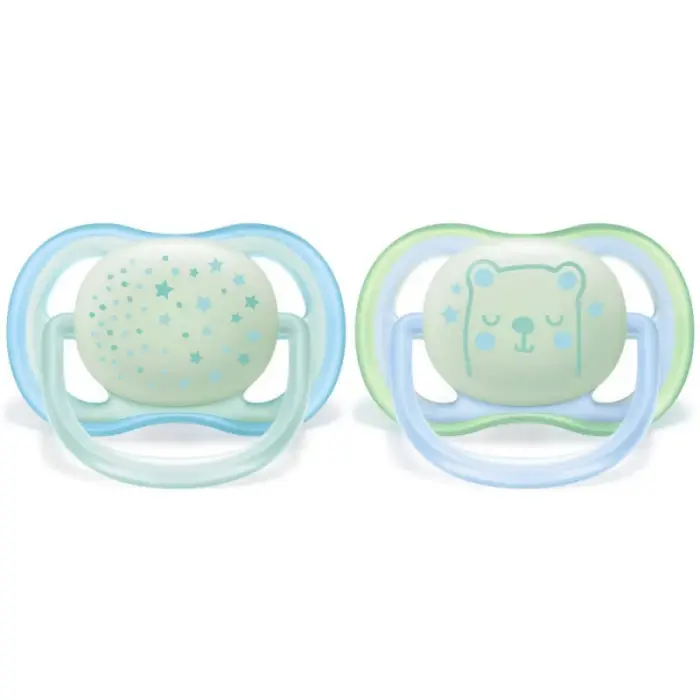 avent sucettes ultra air night 0 6m scf37610