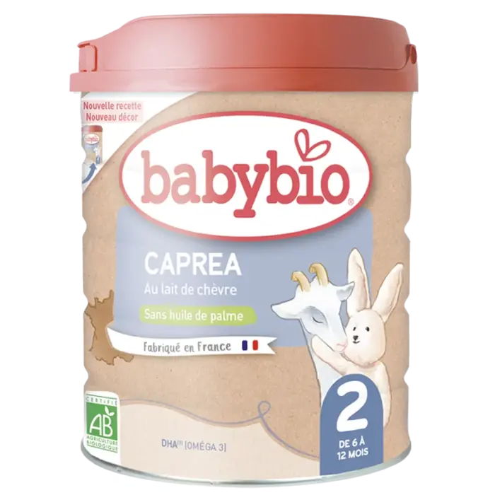 babybio caprea 2 au lait de chevre 800g