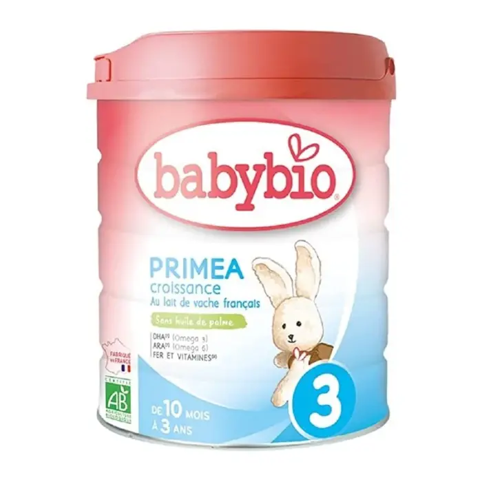 babybio lait de croissance primea 3eme age 800g