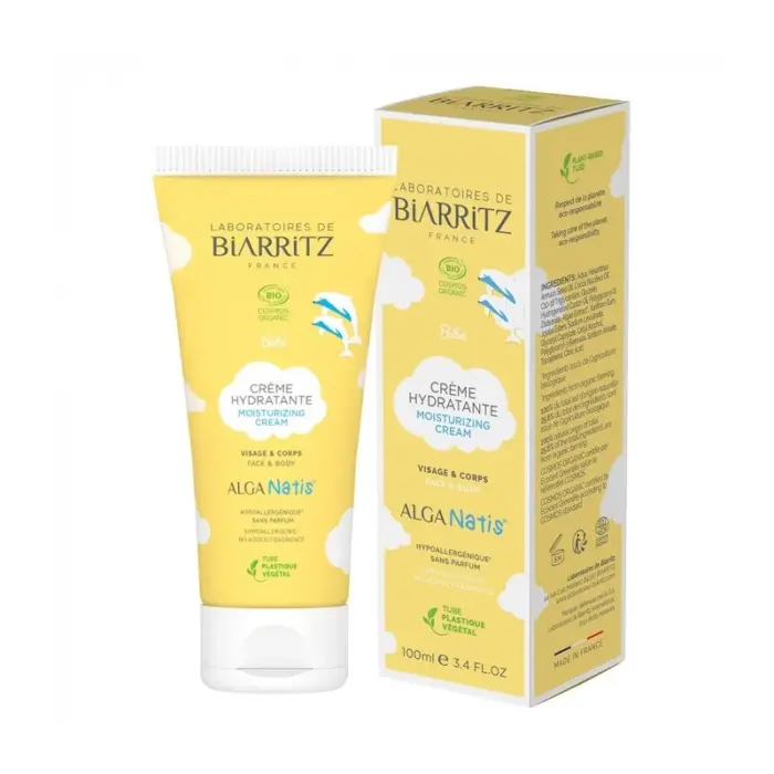 biarritz alga natis creme hydratante certifiee bio 100ml