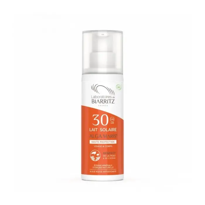 biarritz algamaris lait solaire spf30 100ml