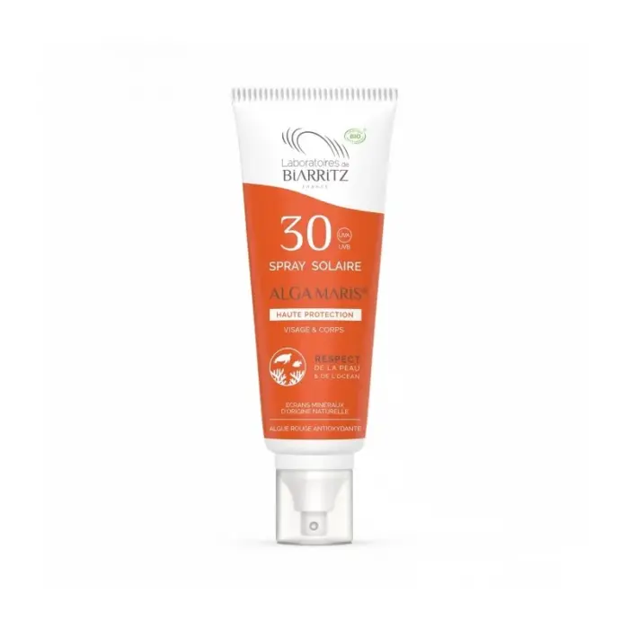 biarritz algamaris spray solaire spf30 100ml