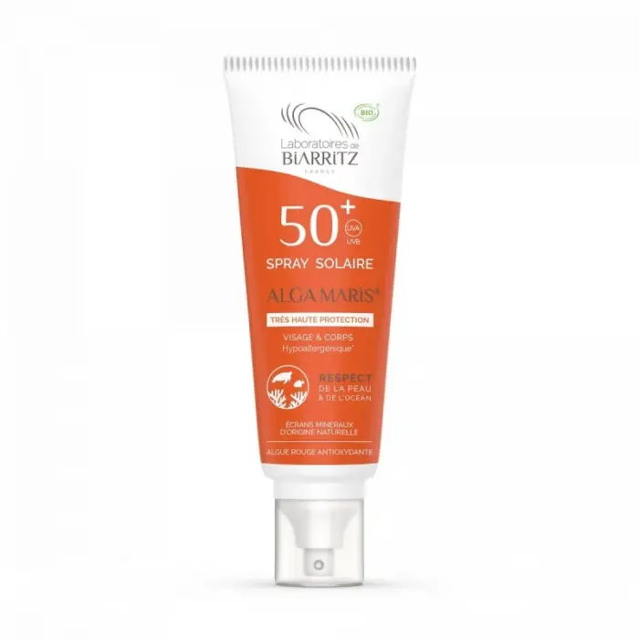 biarritz algamaris spray solaire spf50 100ml