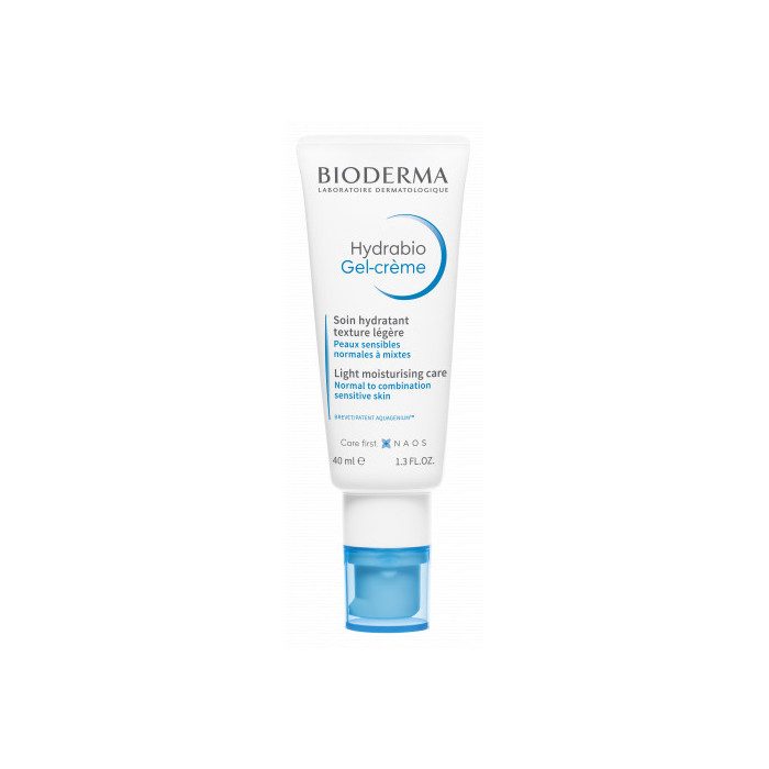 bioderma bioderma hydrabio gel creme soin hydratant texture legere 40 ml visage