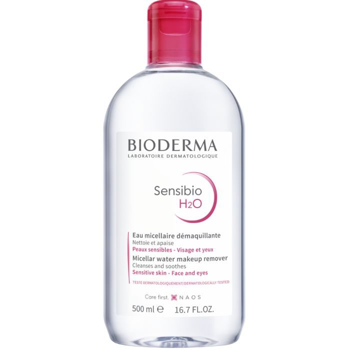 bioderma bioderma sensibio h2o eau micellaire demaquillante 500 ml nettoyants visage