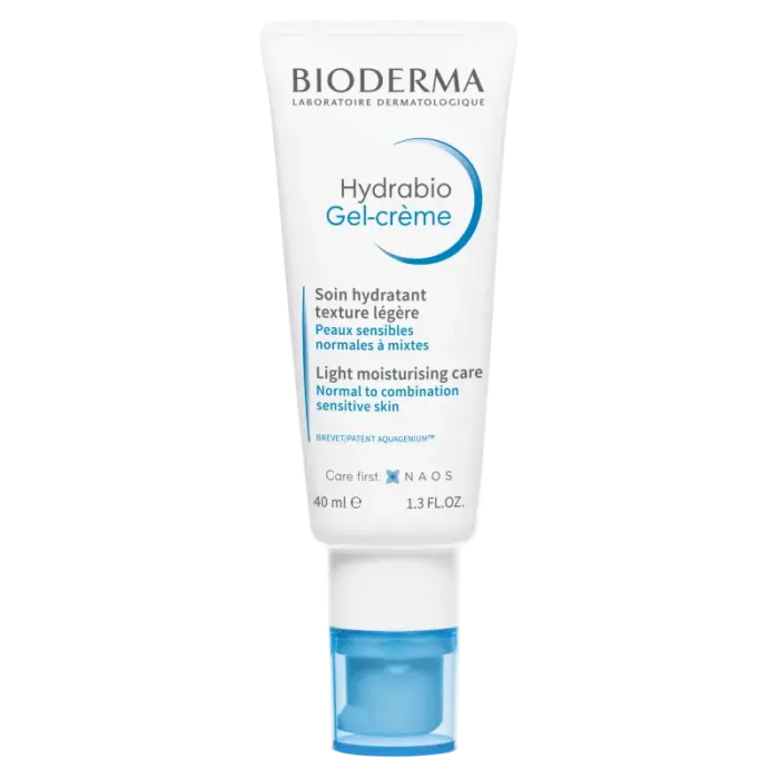 bioderma hydrabio gel creme soin hydratant texture legere 40 ml