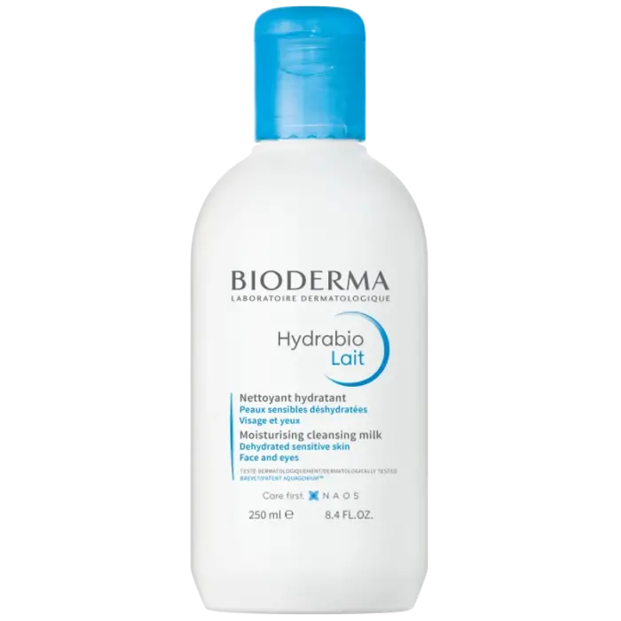 bioderma hydrabio lait nettoyant hydratant 250 ml
