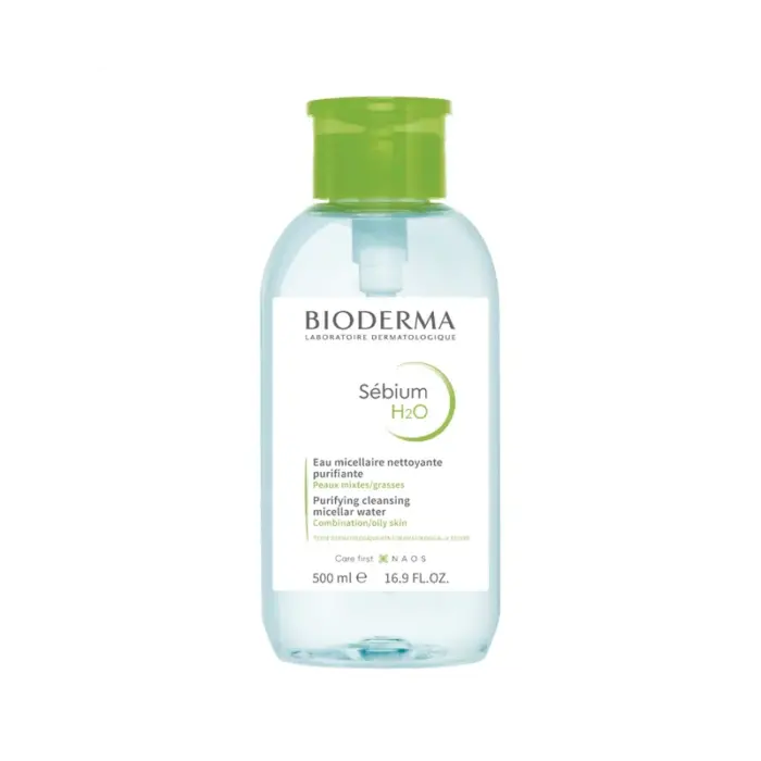bioderma sebium h2o pompe inverse 500ml