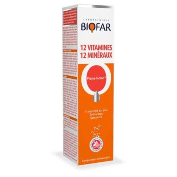 biofar biofar 12 vitamines 12 mineraux 20 capsules home
