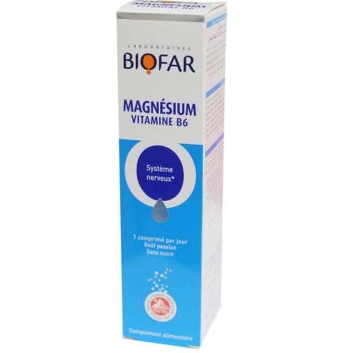 biofar magnesium vitamine b6 20 capsules