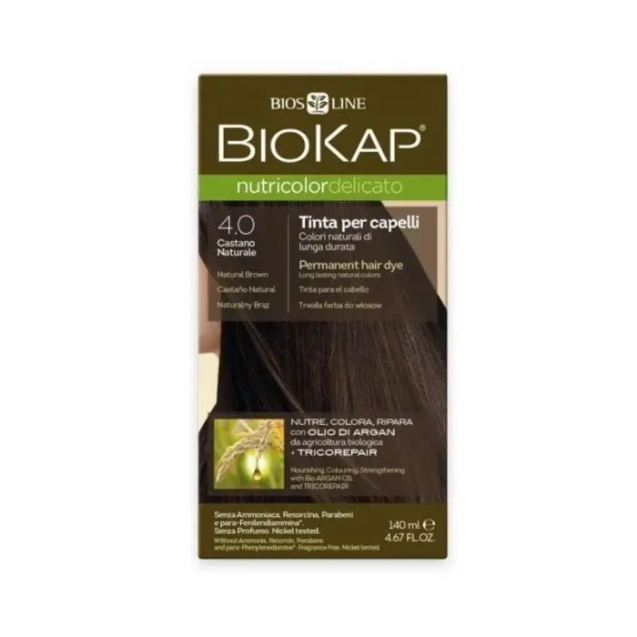 biokap nutricolor delicato 40 chatain naturel