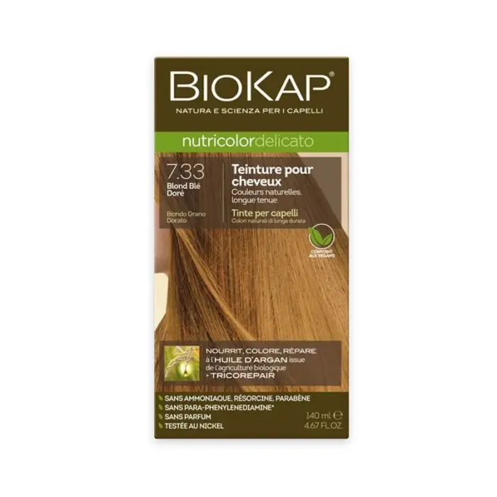 biokap nutricolor delicato 733 blond ble dore