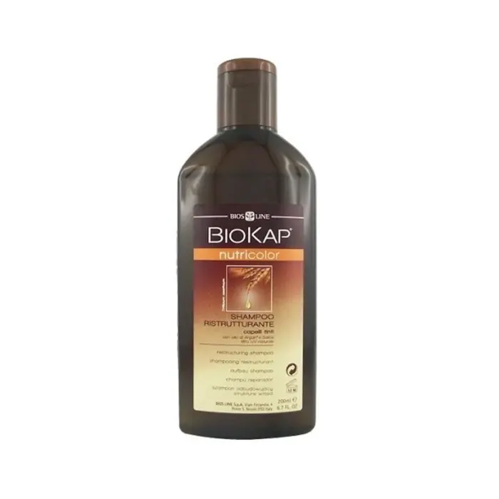 biokap nutricolor shampoing restructurant 200ml
