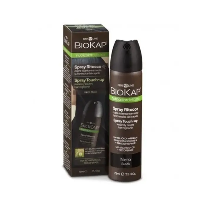 biokap spray retouche noir 75 ml