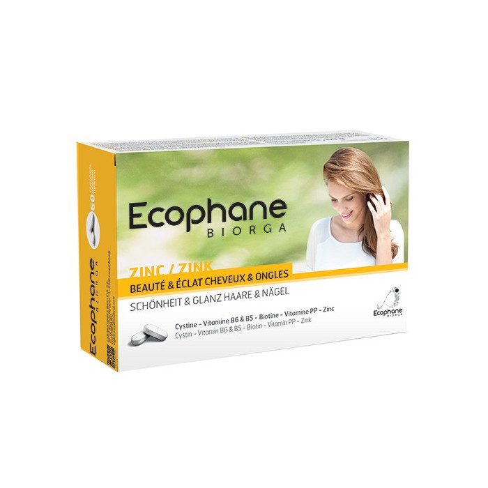 biorga biorga ecophane beaute et eclat cheveux et ongles 60 comprimes complements alimentaires