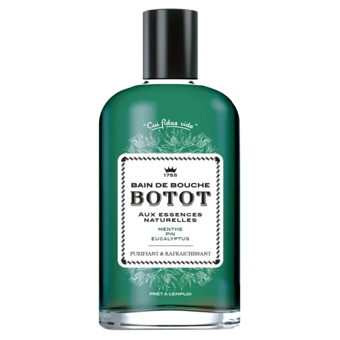 botot bain de bouche menthe pin eucalyptus 250 ml