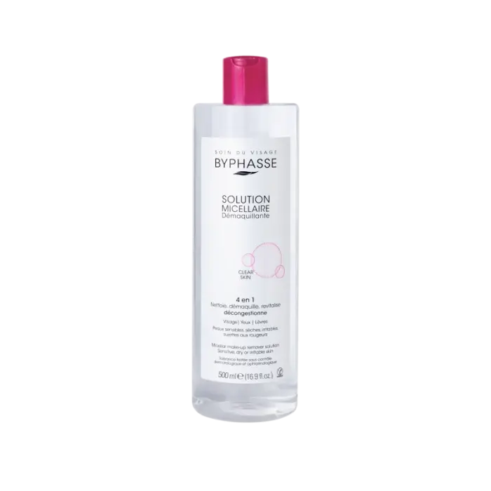 byphasse solution micellaire demaquillante 500ml