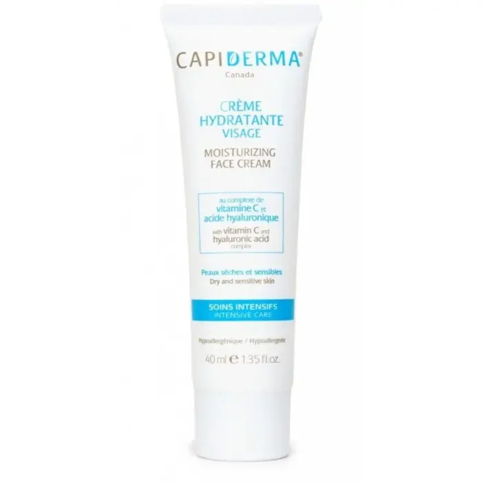 capiderma creme hydratante visage 40ml