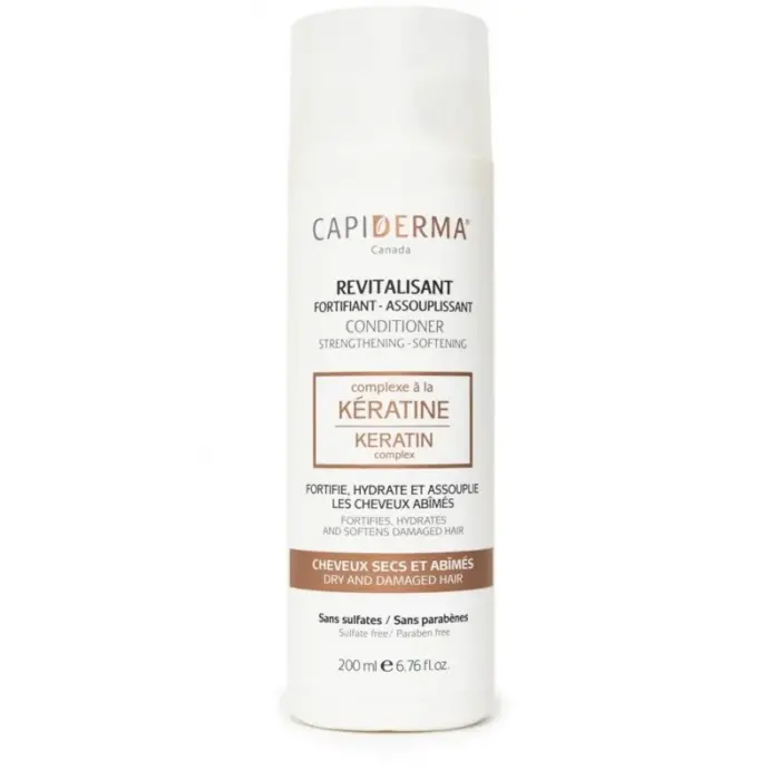 capiderma revitalisant apres shampooing a la keratine 200 ml
