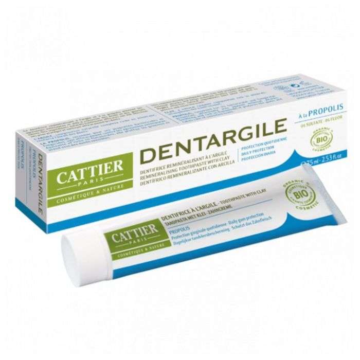 cattier dentargile a la propolis bio 75 ml