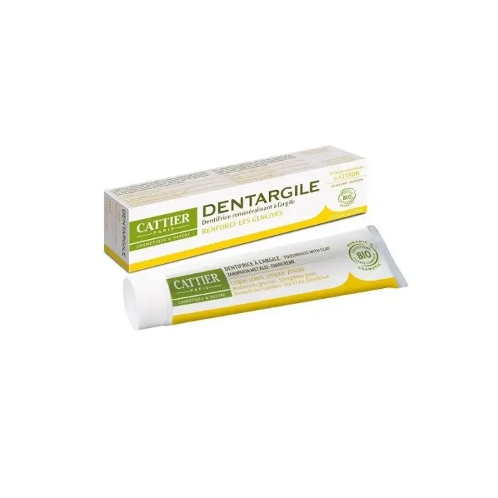 cattier dentargile citron 100ml