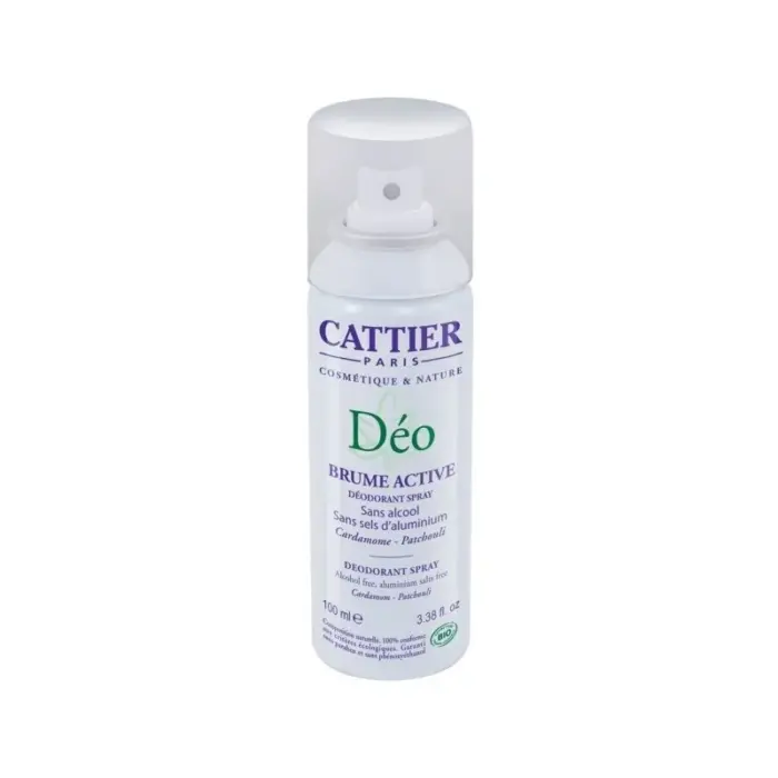cattier deodorant femme brume active 100ml