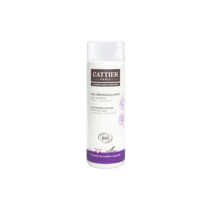cattier eau demaquillante yeux sensibles 100ml