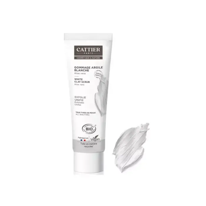 cattier gommage a l argile blanche 100ml