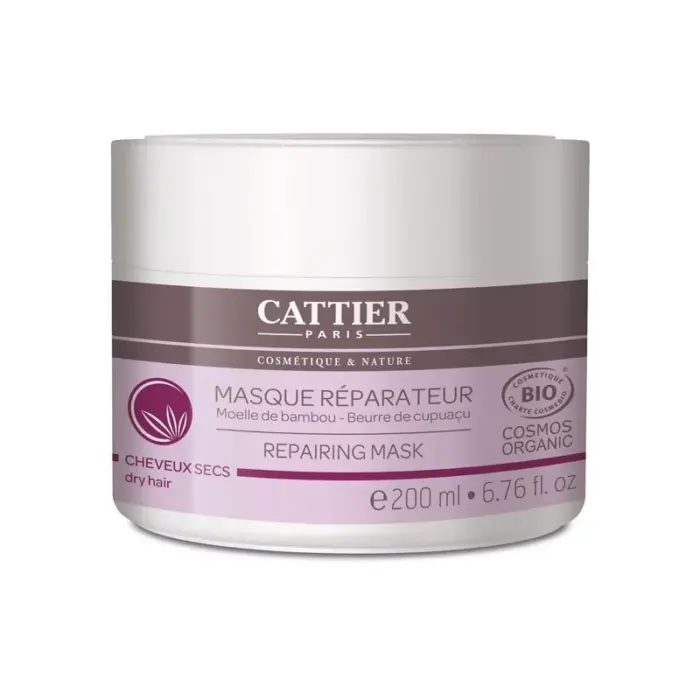 cattier masque reparateur cheveux secs 200ml