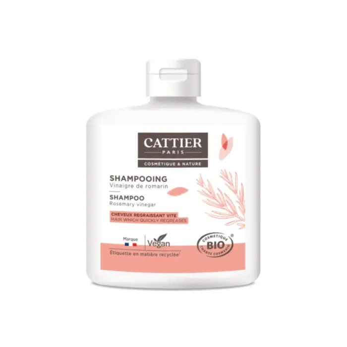 cattier shampooing au vinaigre romarin chev gras