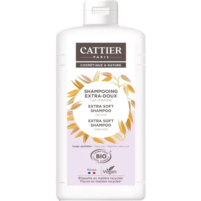 cattier shampooing extra doux quotidien 1l