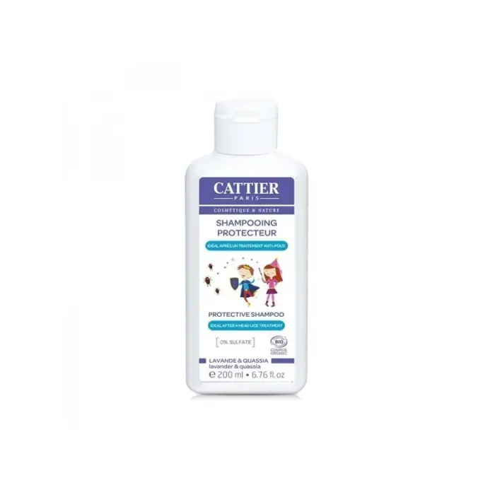 cattier shampooing protecteur anti poux bio 0 sulfate 200ml