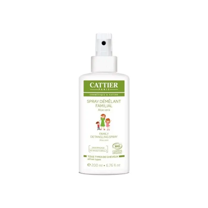 cattier spray demelant familial sans rincage 200ml