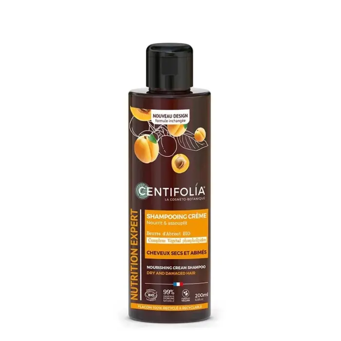 centifolia shampoing creme nutrition cheveux secs et abimes 200ml
