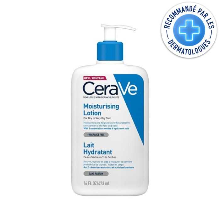 cerave cerave lait hydratant peaux seches a tres seches 473 ml cremes jour