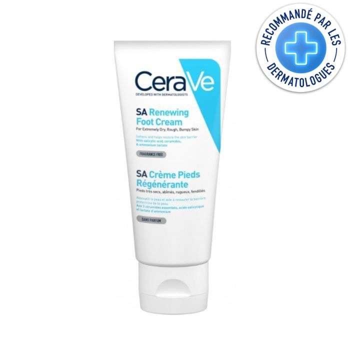 cerave cerave sa creme pieds regenerante sa 88ml pieds
