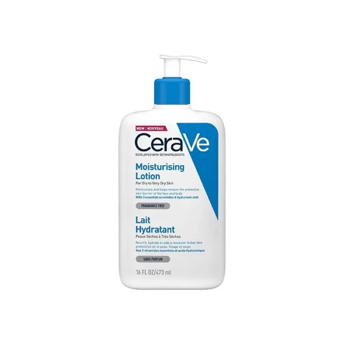 cerave lait hydratant peaux seches a tres seches 473ml