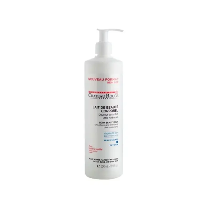 chateau rouge lait de beaute corporel ultra hydratant 500ml