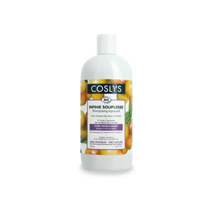 coslys shampooing cheveux secs et abimes 500ml