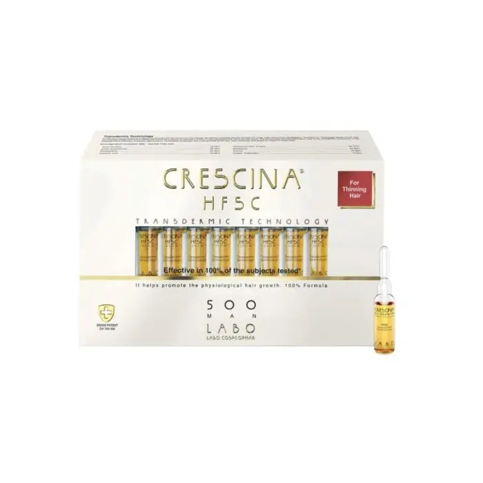crescina 500 traitement complet anti chute homme