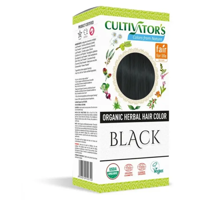 cultivators organic herbal hiar color black