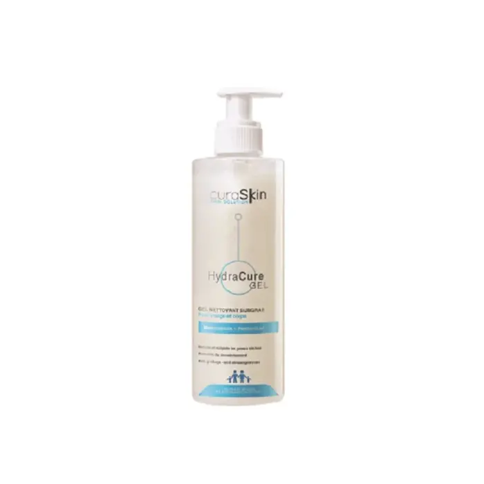 curaskin hydracure gel nettoyant surgras 200ml