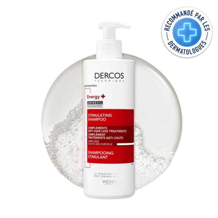 dercos vichy dercos energy shampooing stimulant anti chute 400 ml shampoings anti chute